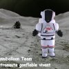 astronaute en animation déambulatoire