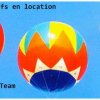 Gros ballons captifs - couleurs ou uni