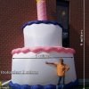 gâteau demi façade, 3 x 5 x 9 m