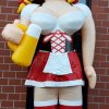 Femme chope de bière, Oktoberfest, mascotte gonflable